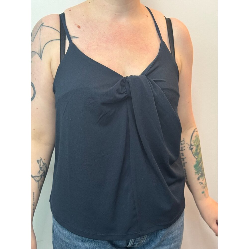✨ Banana Republic | Drape Front Navy Cami | Size XL ✨